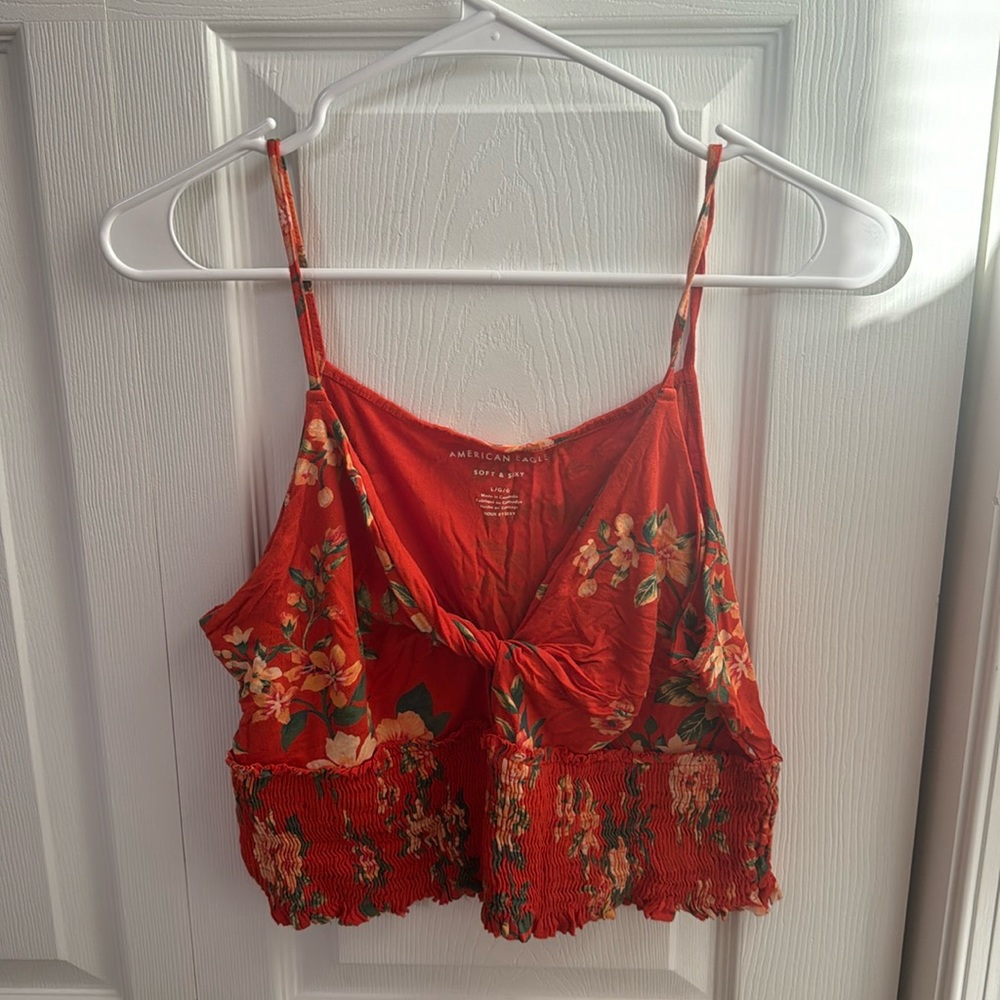 Floral print tank top